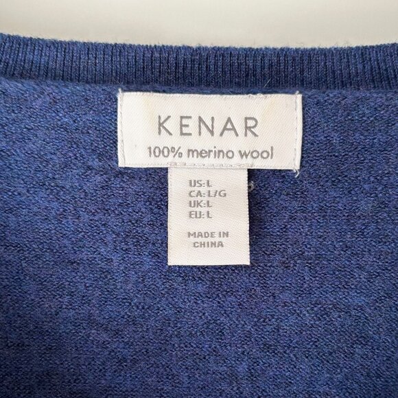 Kenar Blue Wool Sweater - Picture 2 of 8